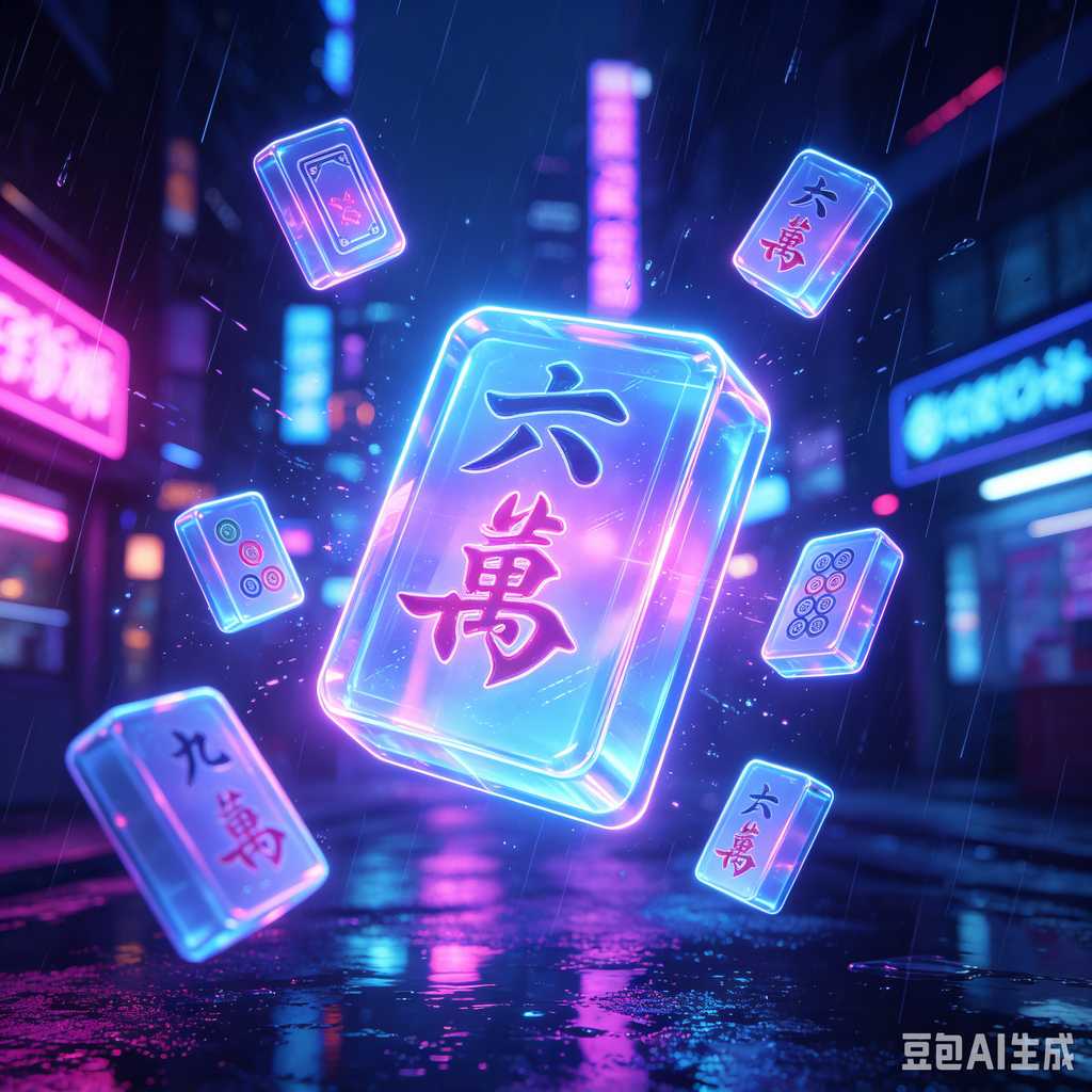 trendy color mahjong set