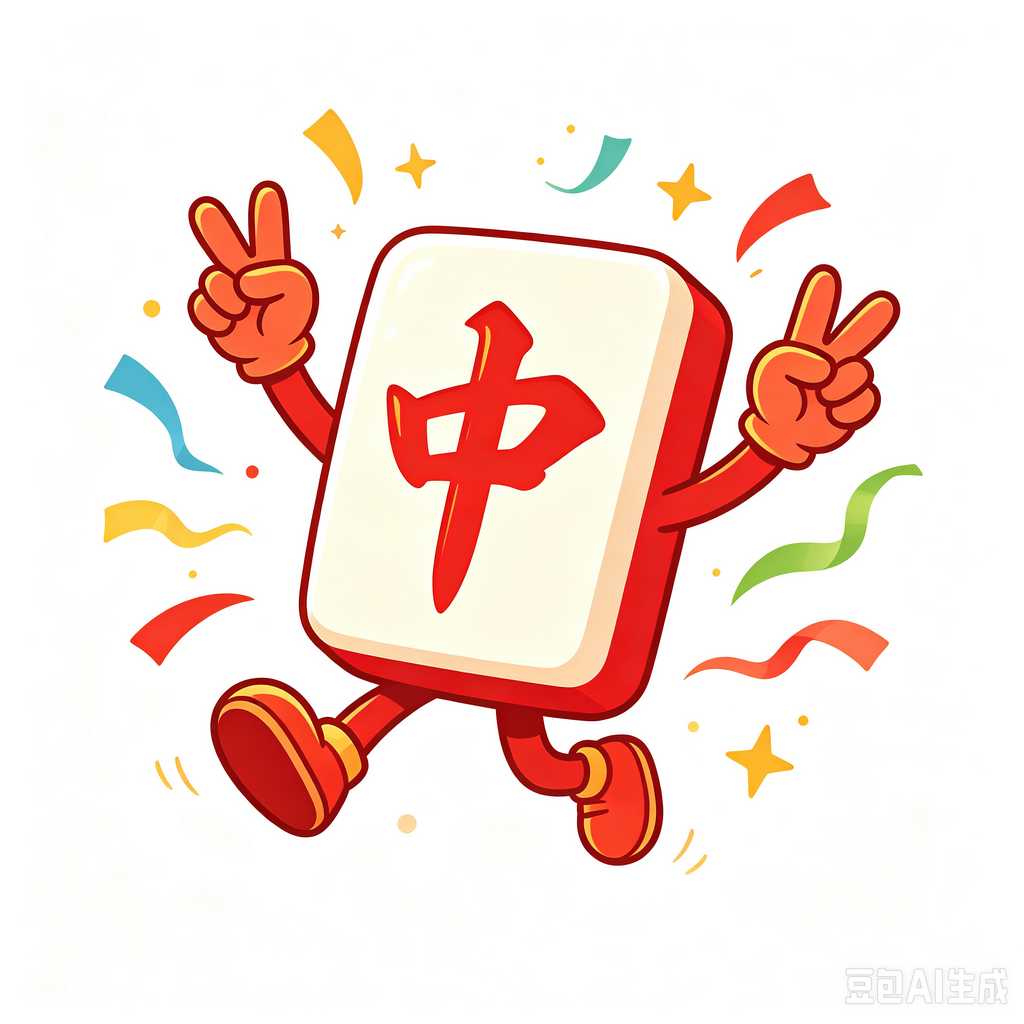 logo engrave mahjong tiles