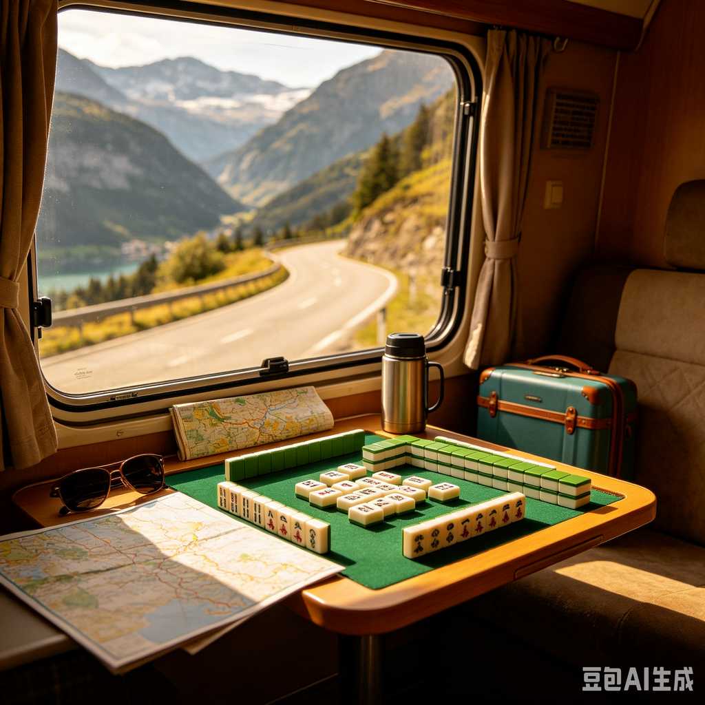 vintage style mahjong set