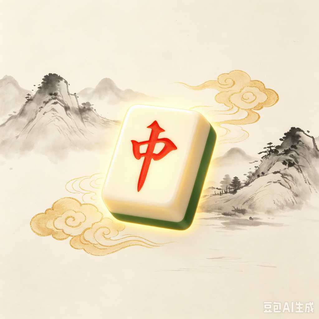 sharp printed mahjong symbols